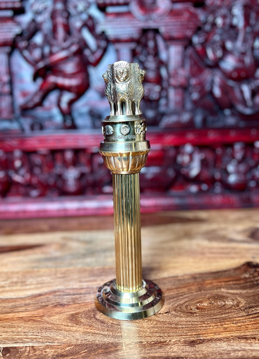 BRASS ASHOKA PILLAR