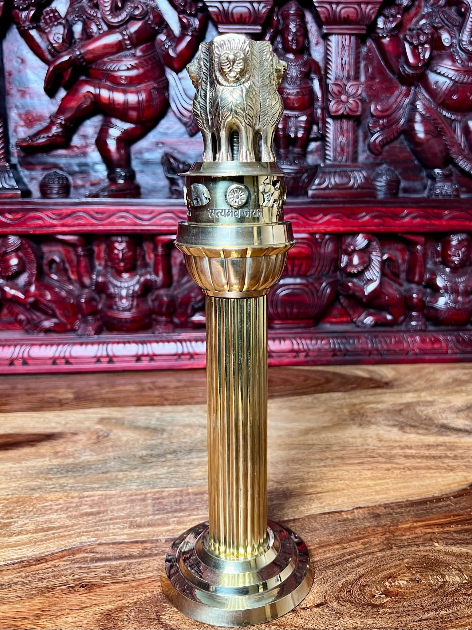 BRASS ASHOKA PILLAR