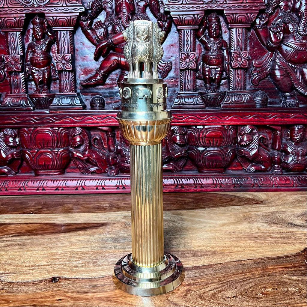 BRASS ASHOKA PILLAR