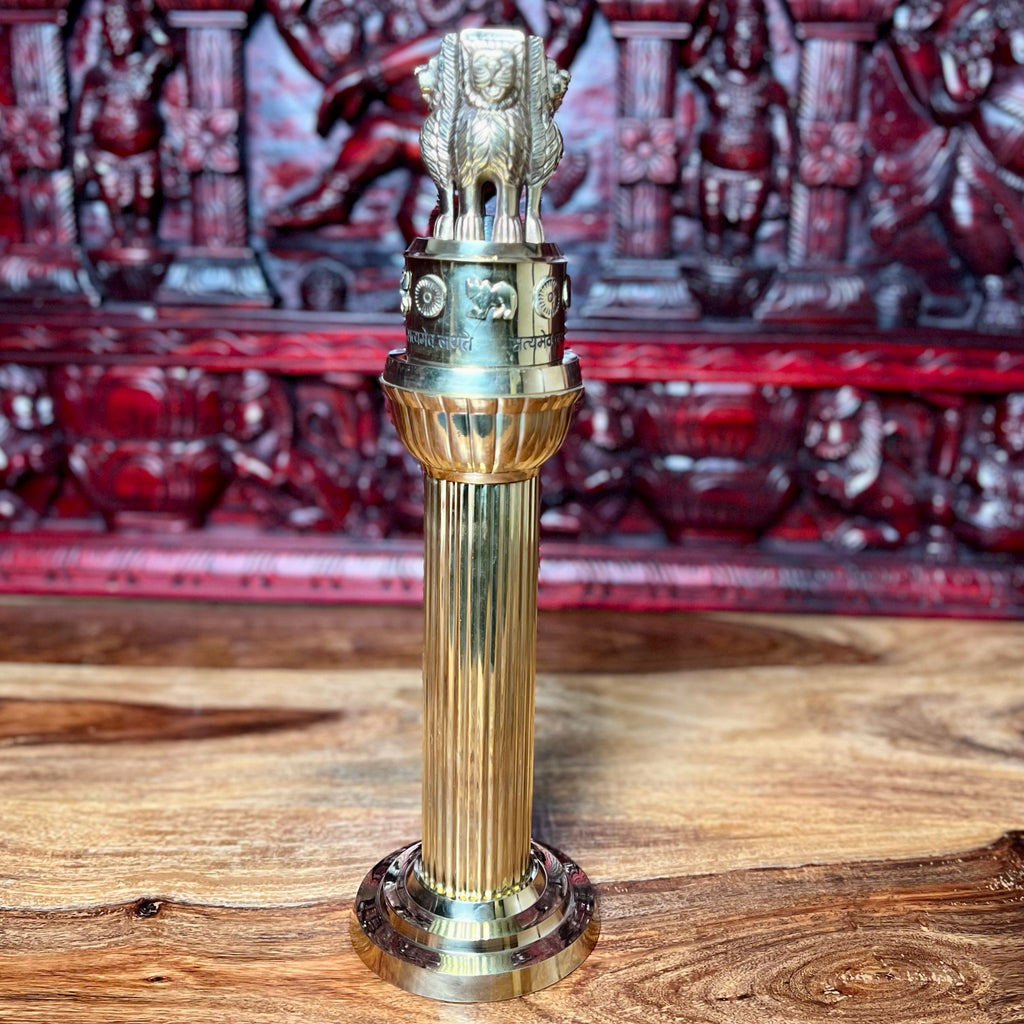 BRASS ASHOKA PILLAR