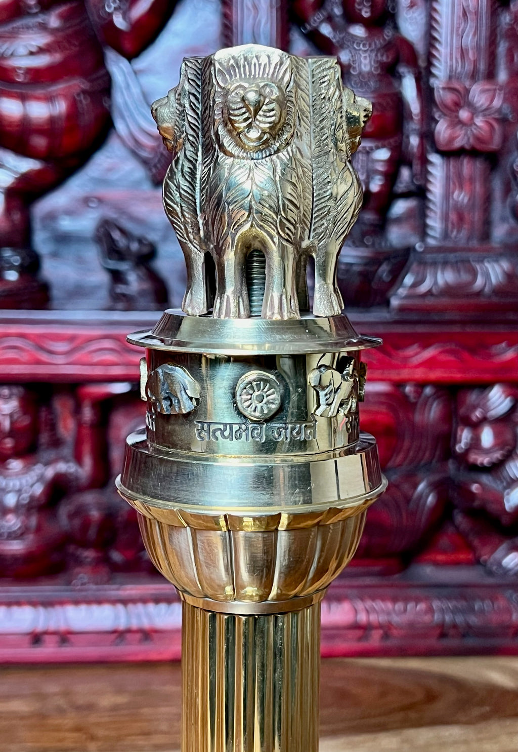 BRASS ASHOKA PILLAR