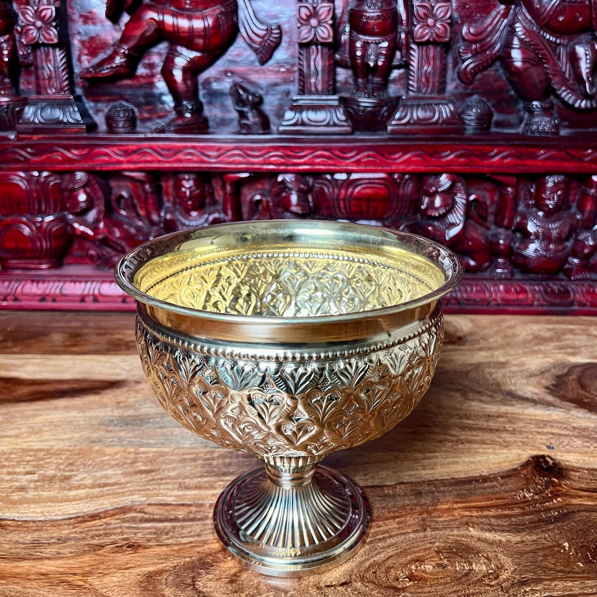 BRASS BOWL STAND