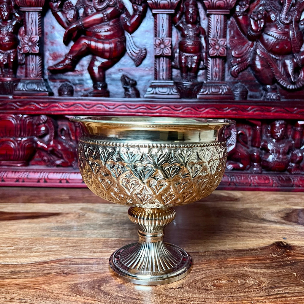 BRASS BOWL STAND