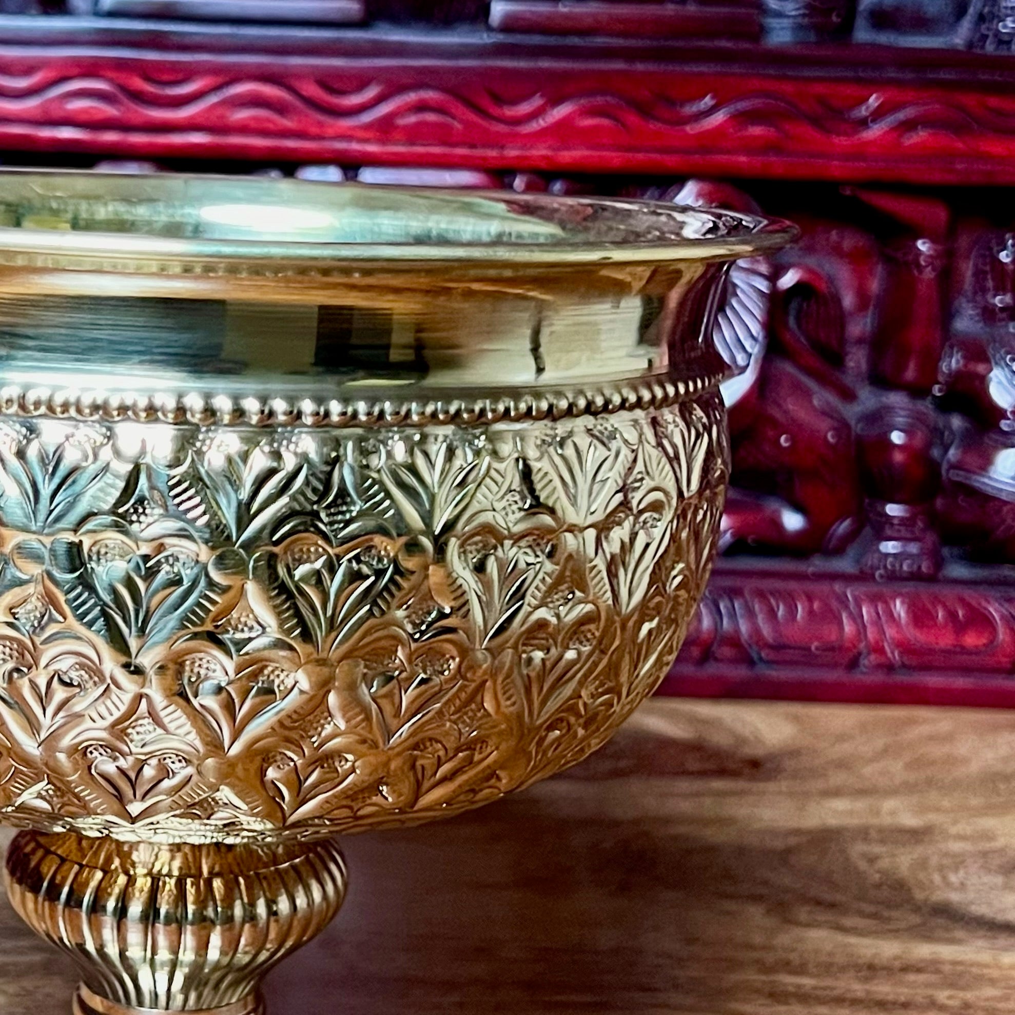 BRASS BOWL STAND