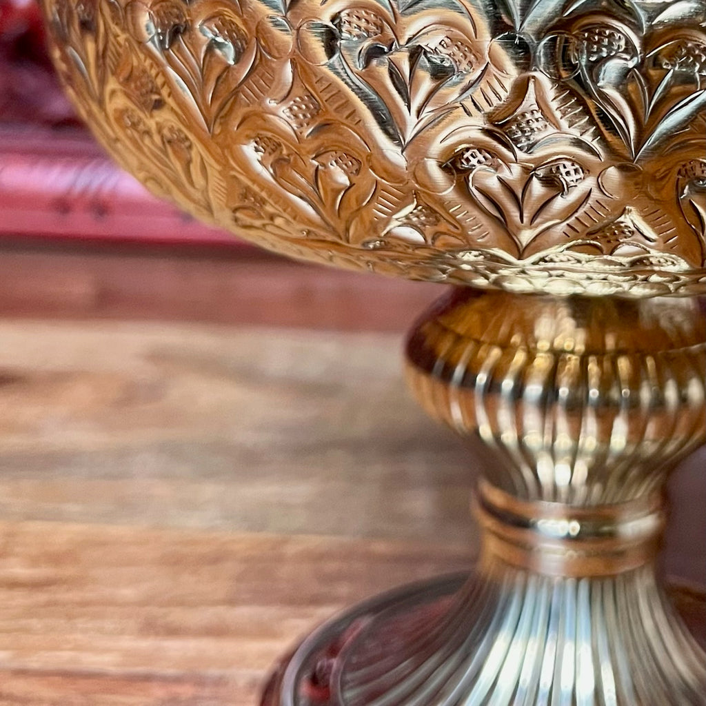 BRASS BOWL STAND
