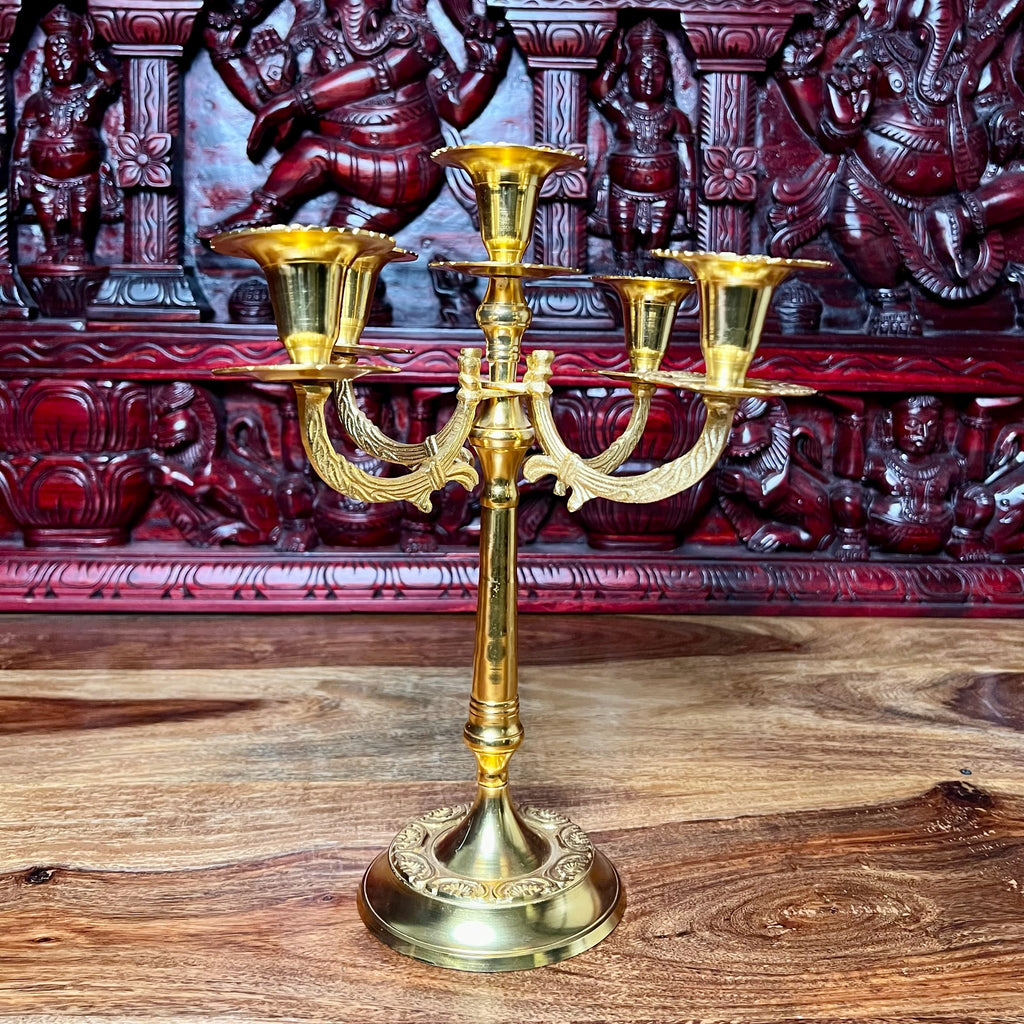 BRASS CANDLE STAND