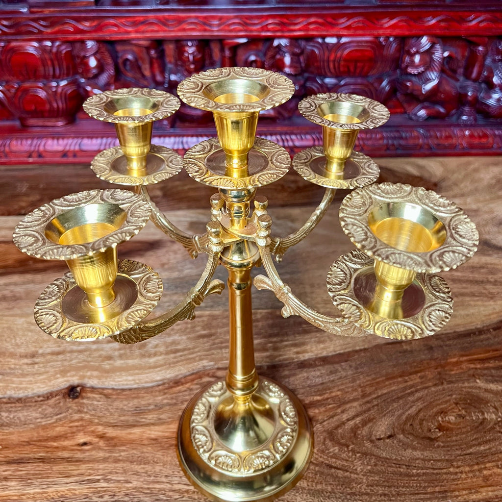 BRASS CANDLE STAND