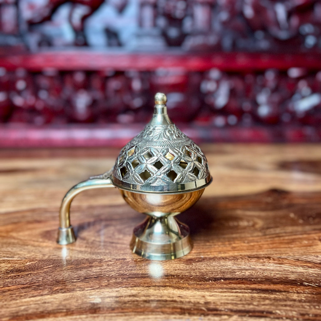 BRASS LOBANDAN INCENSE HOLDER