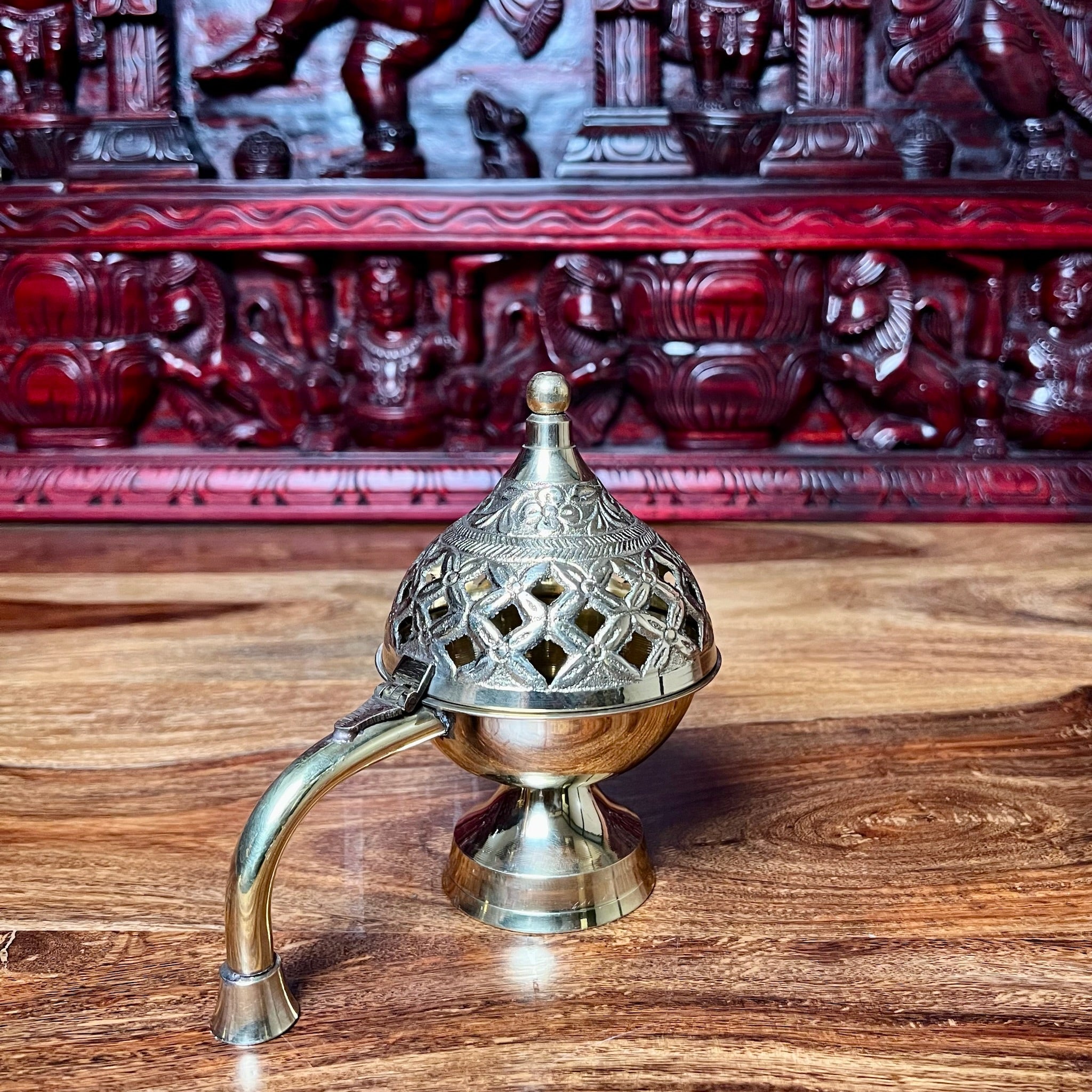 BRASS LOBANDAN INCENSE HOLDER