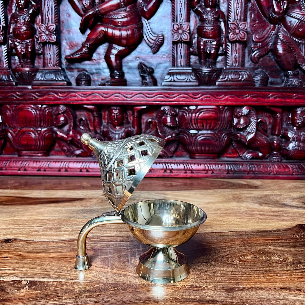 BRASS LOBANDAN INCENSE HOLDER