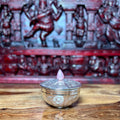 METAL BOWL WITH RESIN KNOB
