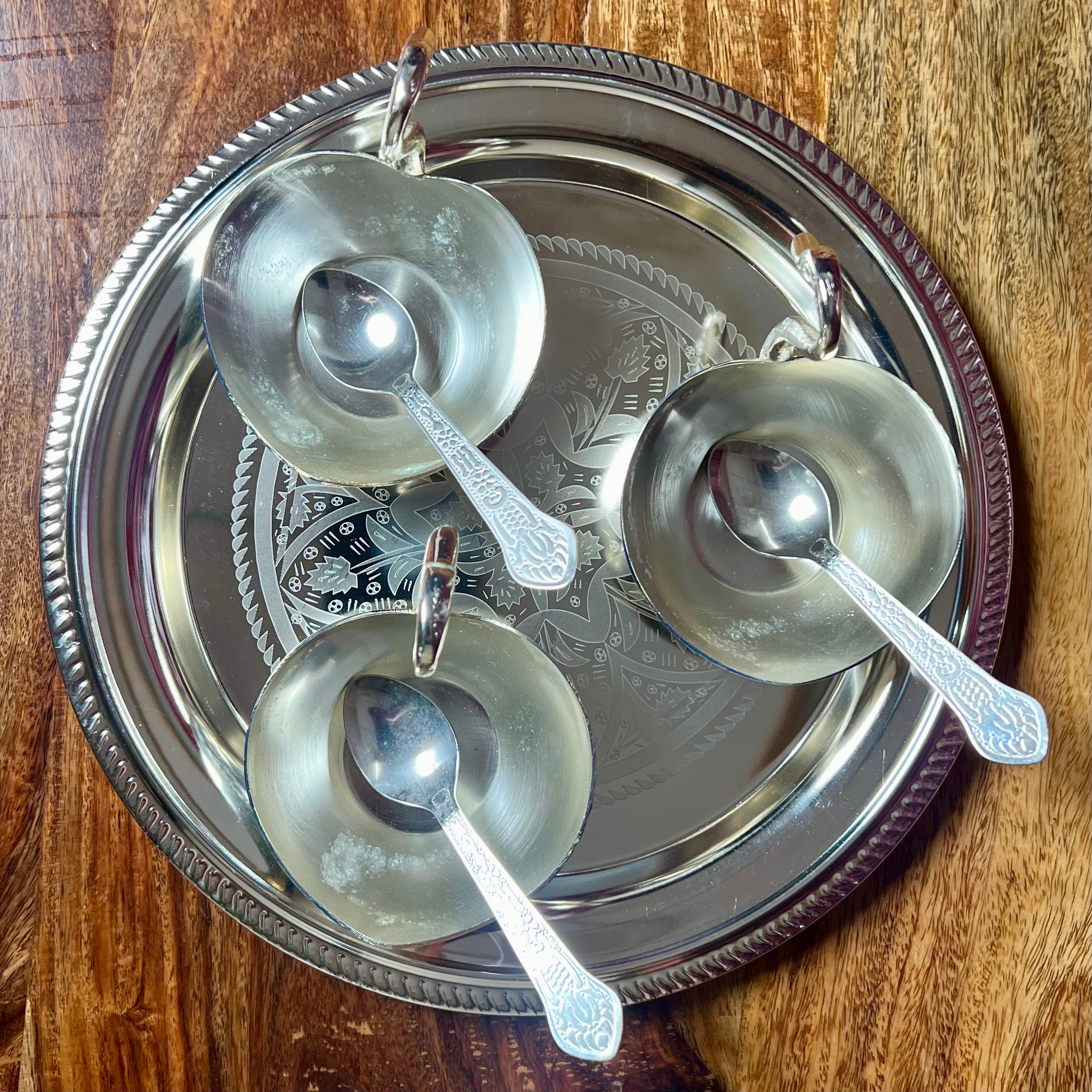 METAL DUCK BOWL SET OF 3
