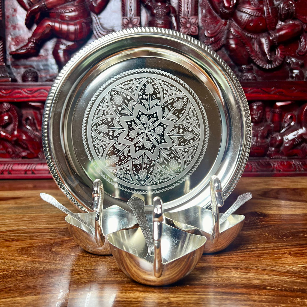 METAL DUCK BOWL SET OF 3
