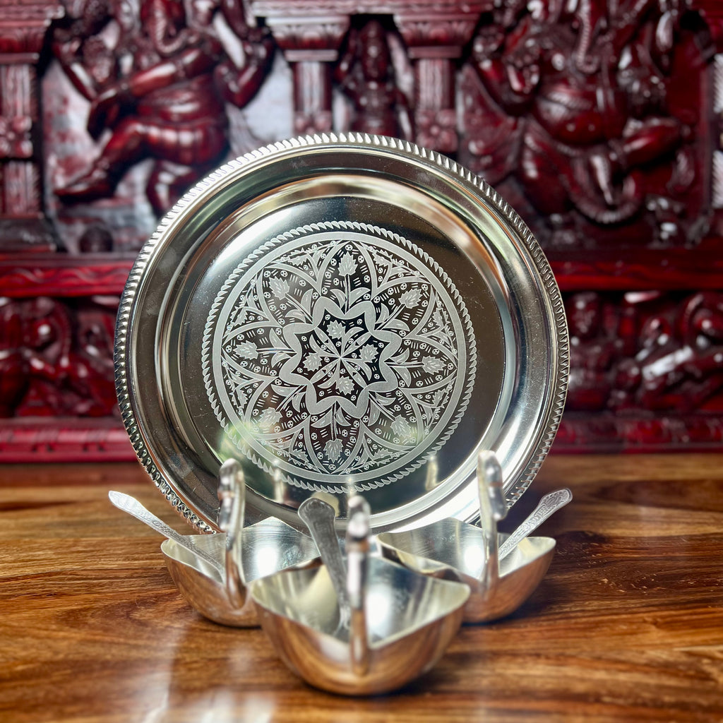 METAL DUCK BOWL SET OF 3