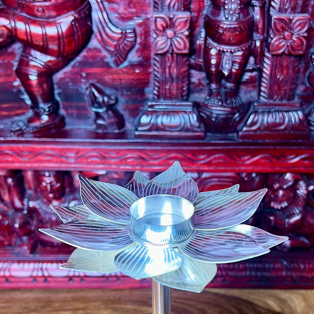 METAL LOTUS T-LIGHT