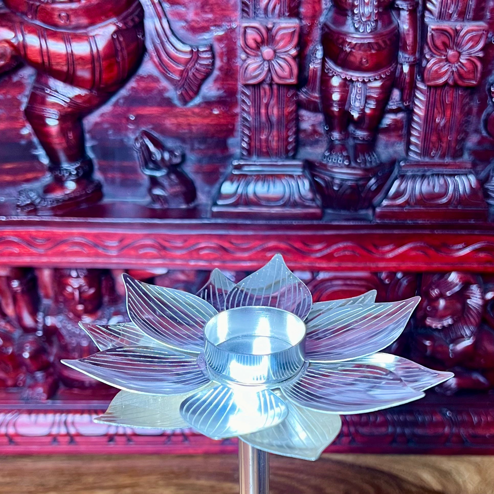 METAL LOTUS T-LIGHT