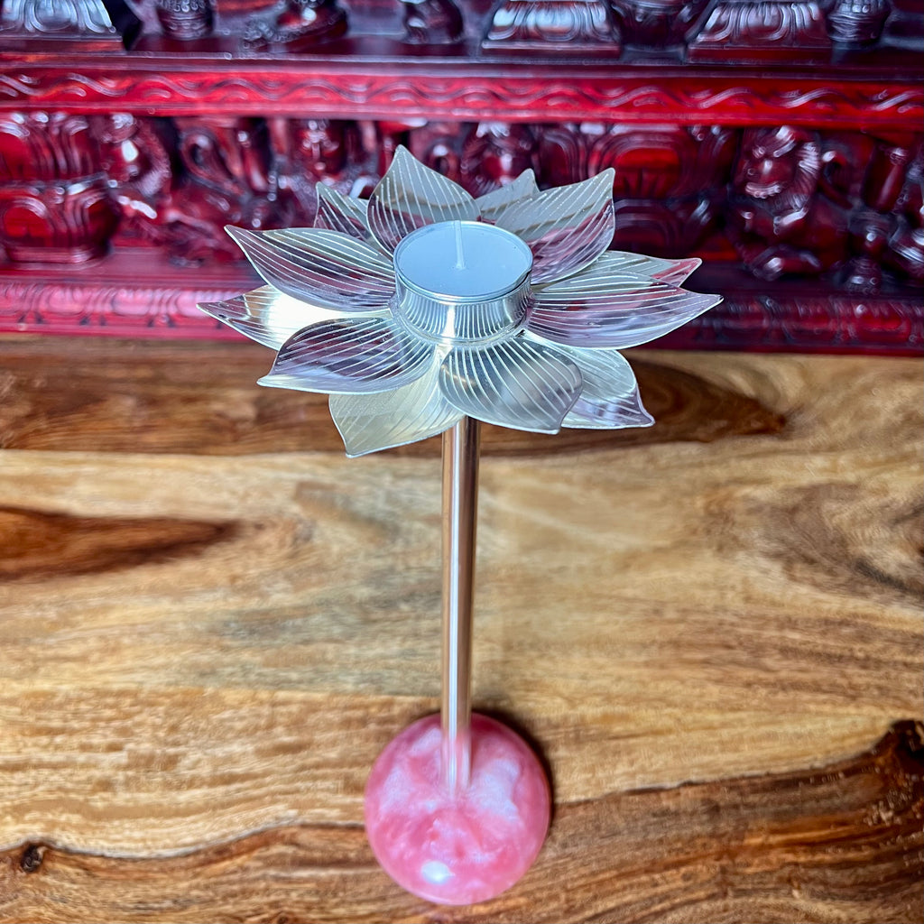 METAL LOTUS T-LIGHT