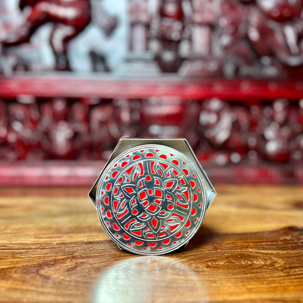 METAL COASTER ROUND SET OF 6